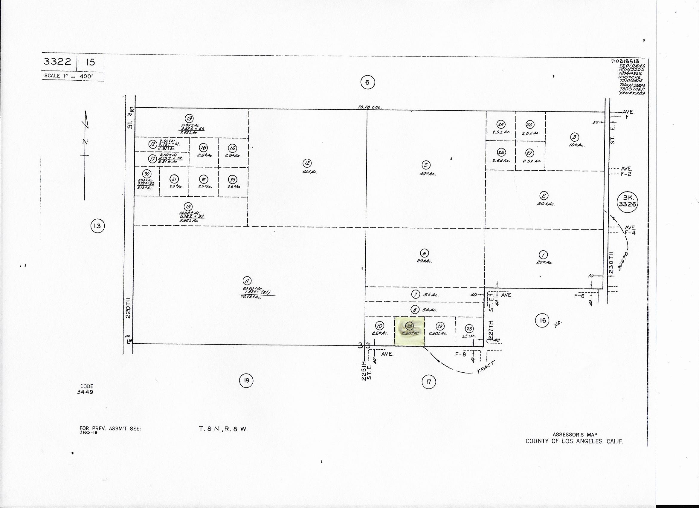 2-Acres-Palmdale-CA-Lot-28-Section-Map